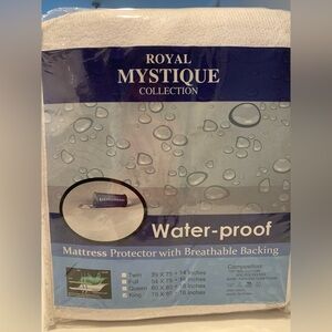 Mystique Boutique Waterproof Mattress Protector - Cream